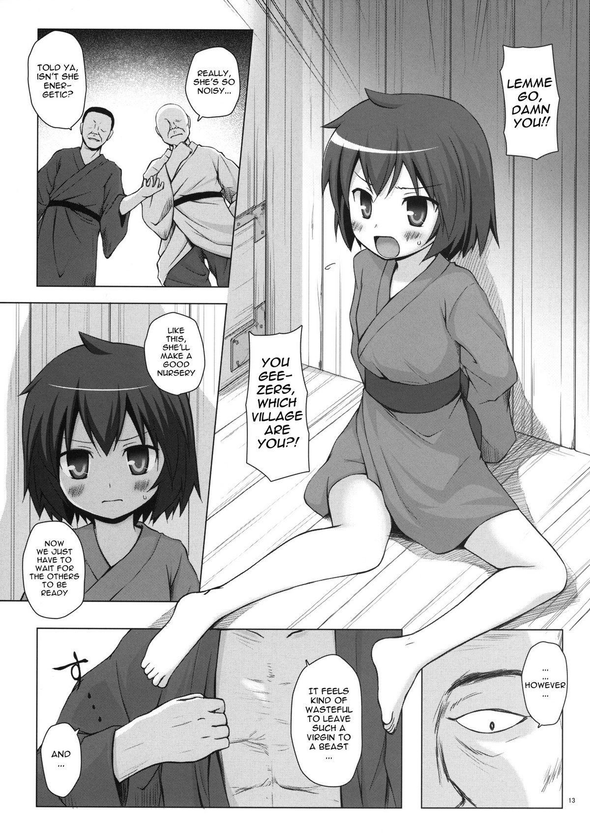 [Noraneko-no-Tama (Yukino Minato)] Kirigami Shima Dai San Hen | Island of the Mist God -Third volume- [English] [Mant] [Digital] page 12 full