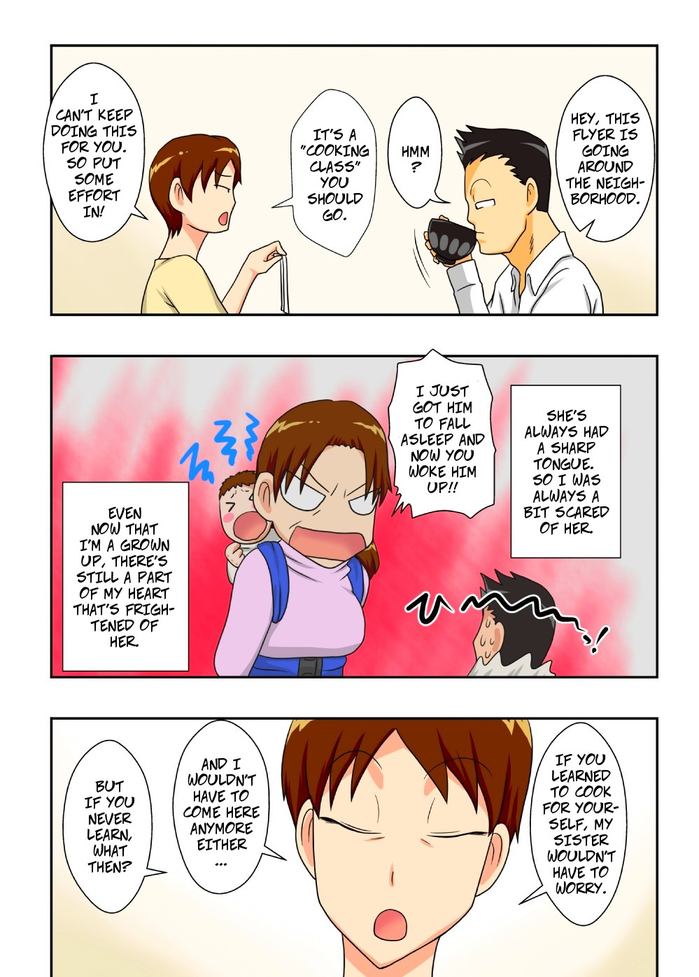 [Freehand Tamashii] Aunt Visiting Nephew [English] page 4 full