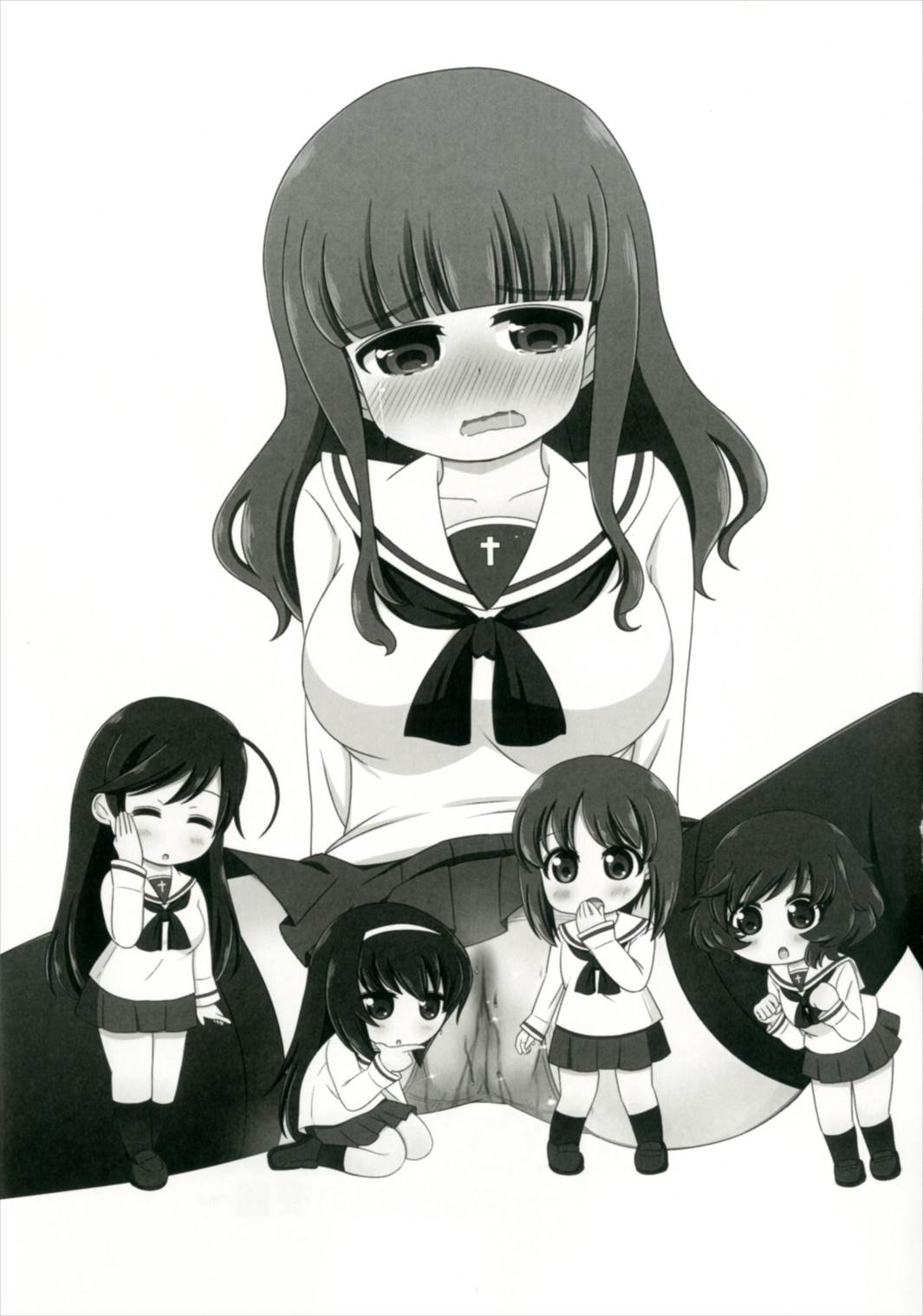 (Shi~musu! 15) [Nigakuriya (Nigakuri Takeshi)] Bishonure Panzer ~Takebe Saori no Junan~ (Girls und Panzer) page 3 full