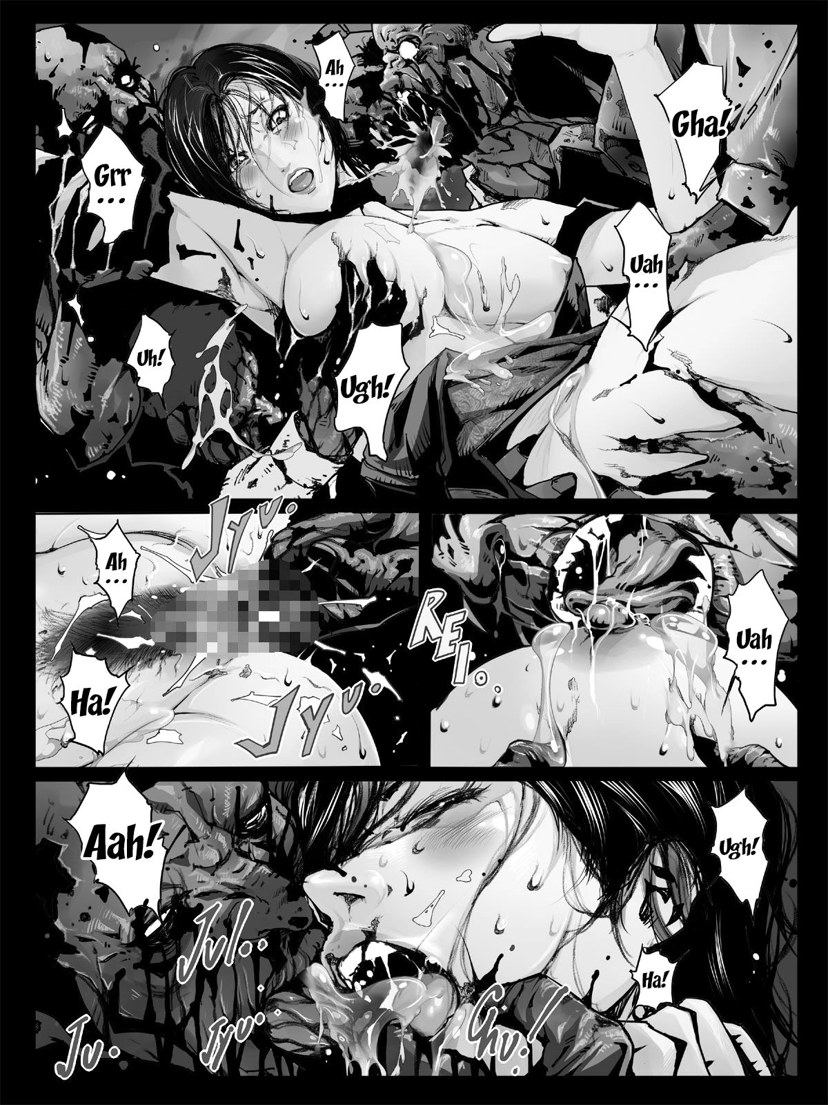 [Junk Center Kameyoko Bldg] ZONBIO RAPE (Resident Evil) [English] {Doujins.com} page 34 full