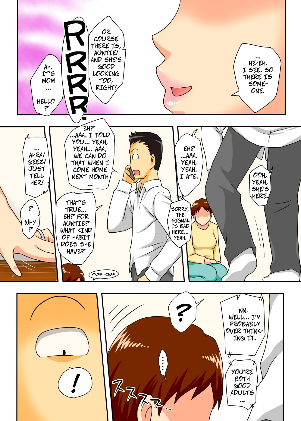 [Freehand Tamashii] Aunt Visiting Nephew [English] page 6 full