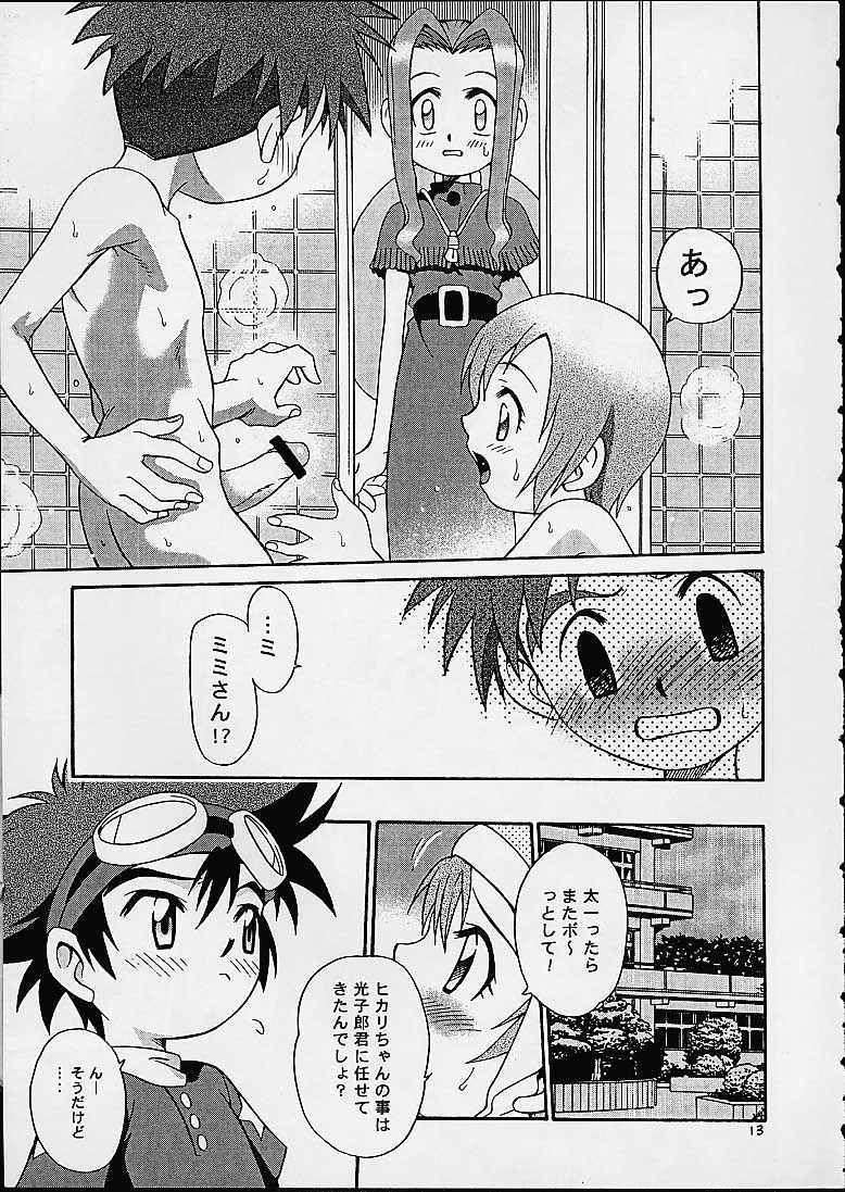 [Studio Tar (Kyouichirou, Shamon)] Jou-kun, Juken de Ketsukacchin. (Digimon Adventure) page 12 full
