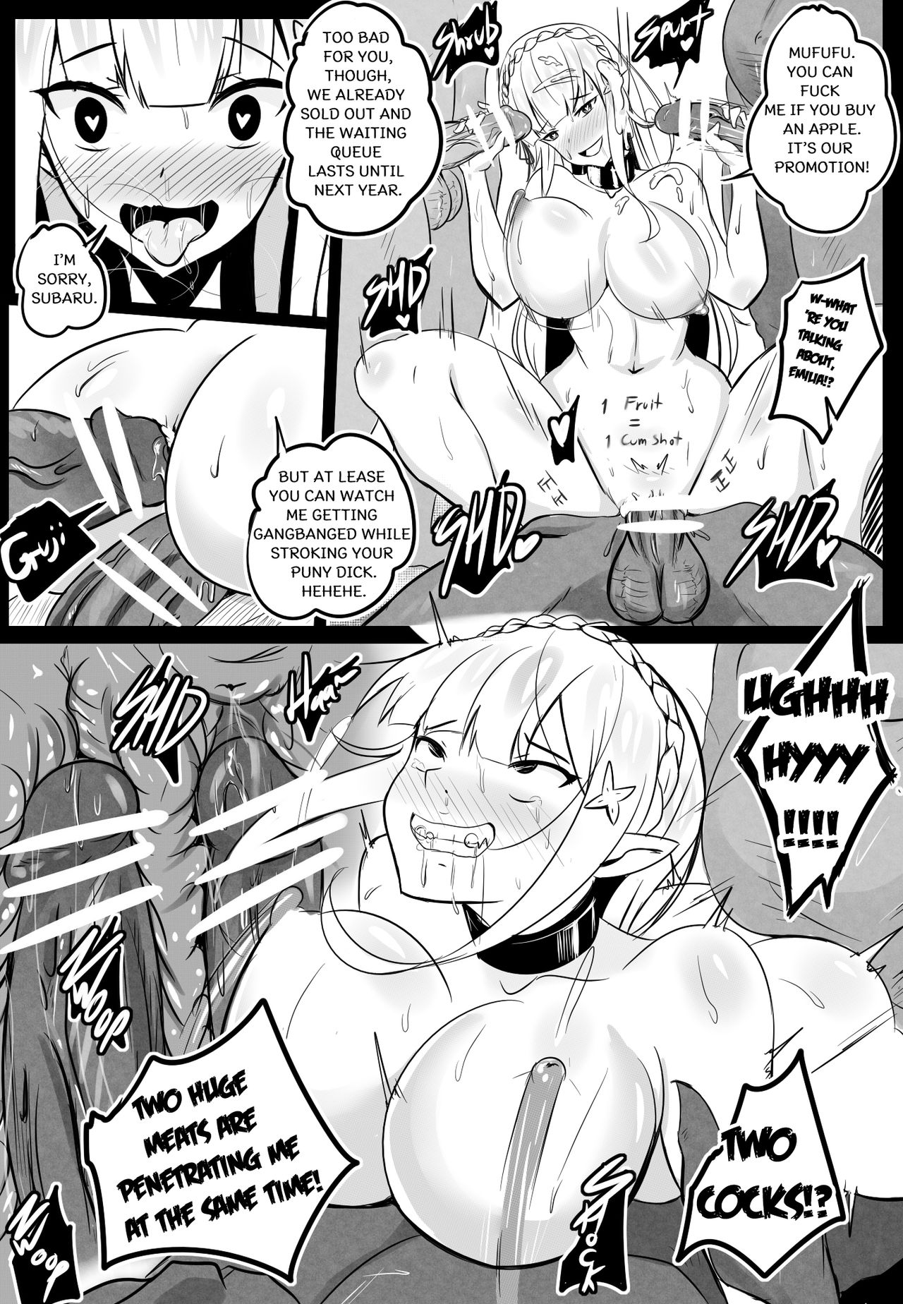 [Merkonig] B-Trayal 14 (Re:Zero kara Hajimeru Isekai Seikatsu) [English] page 17 full