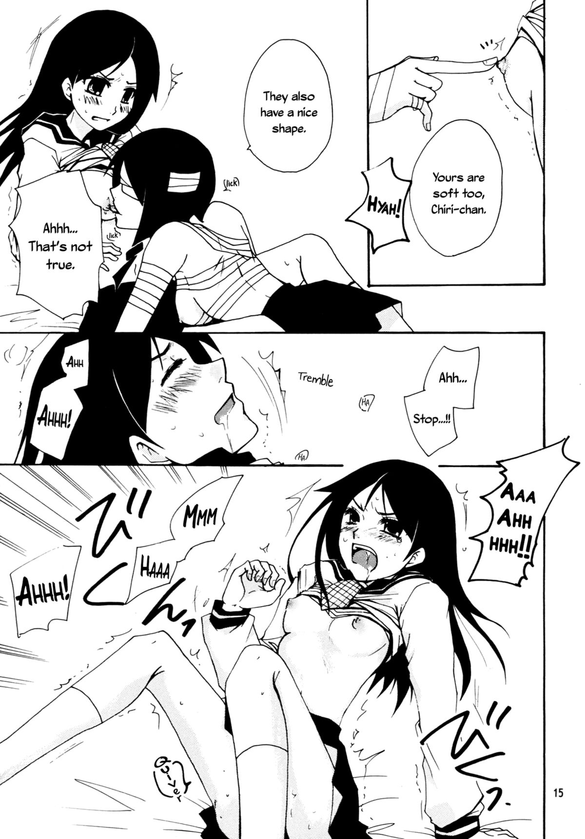 (SC38) [AOIKITOIKI. (Imai Riho)] Honey Trap (Sayonara Zetsubou Sensei) [English] [Yuri-ism] page 14 full