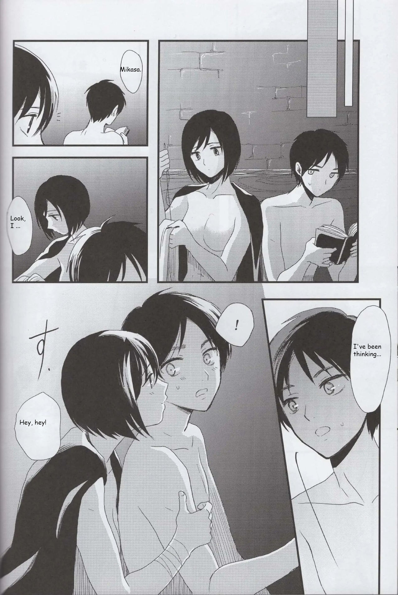 (SUPER23) [Poritabe. (Shirihagi Gomame)] Ai no Romance Kouhen (Shingeki no Kyojin) [English] page 13 full