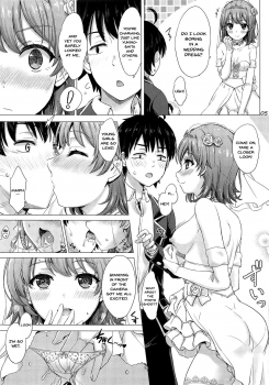 (COMIC1☆15) [studio A (Inanaki Shiki)] Wedding Irohasu! - Iroha's gonna marry you after today's scholl! (Yahari Ore no Seishun Love Come wa Machigatteiru.) [English] {Doujins.com} - page 4