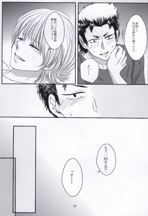 思春期に持て余す熱は大変なもので (Daiya no Ace) page 38 full