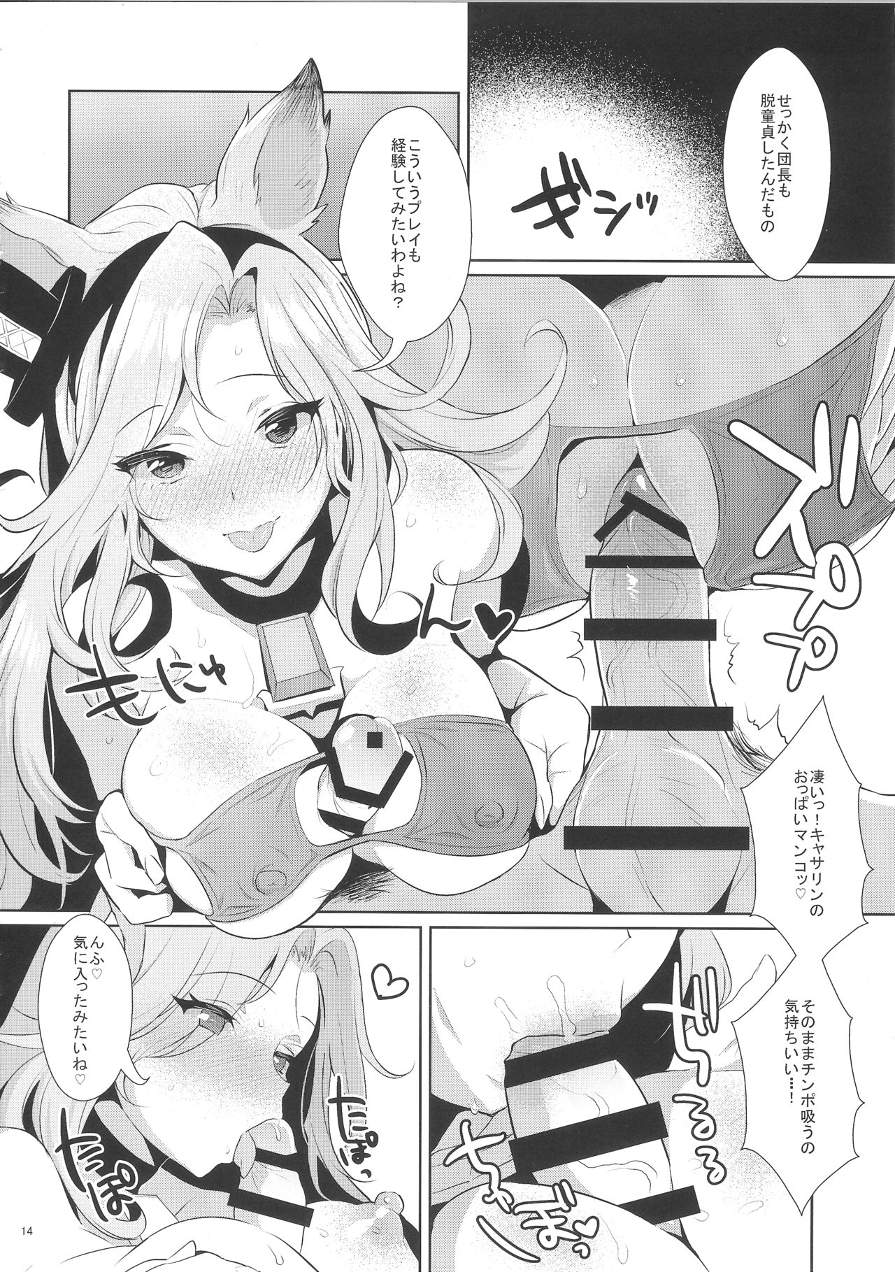 (SC2016 Summer) [Inariya (Inari)] Sage Danchou, Hatsujou Elune ni Mofurareru. (Granblue Fantasy) page 13 full