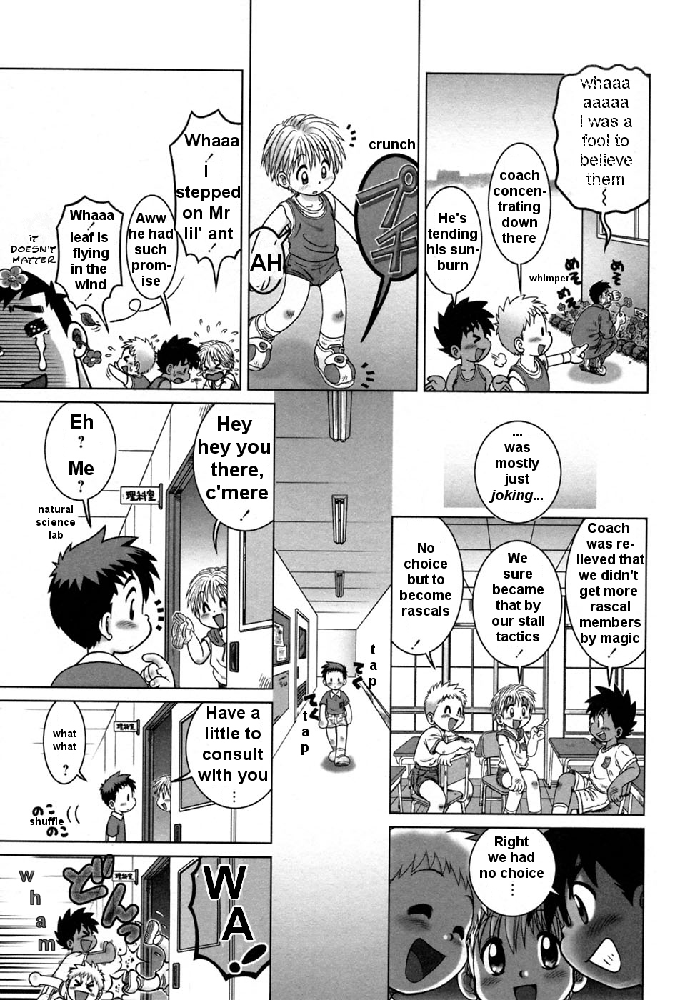 [Mitsui Jun] Dodge Yarouze! | Dodge Rascals! (Shounen Ai no Bigaku 9 The Bokura no Undoukai) [English] page 6 full