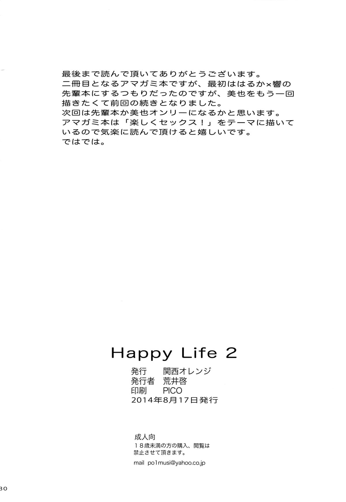 (C86) [Kansai Orange (Arai Kei)] Happy Life2 (Amagami) [Chinese] [脸肿汉化组] page 30 full