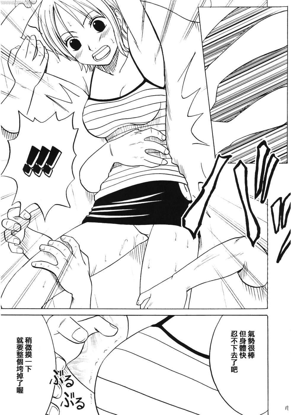 (C66) [Crimson Comics (Carmine)] Dancing Animation Run (One Piece) [Chinese] [木木] page 36 full
