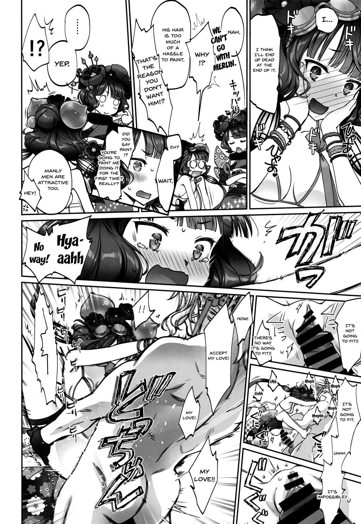 (C97) [Bloody Okojo (Akutagawa Manbou)] Hokusai-chan Manga (Fate/Grand Order) [English] {Doujins.com} page 9 full