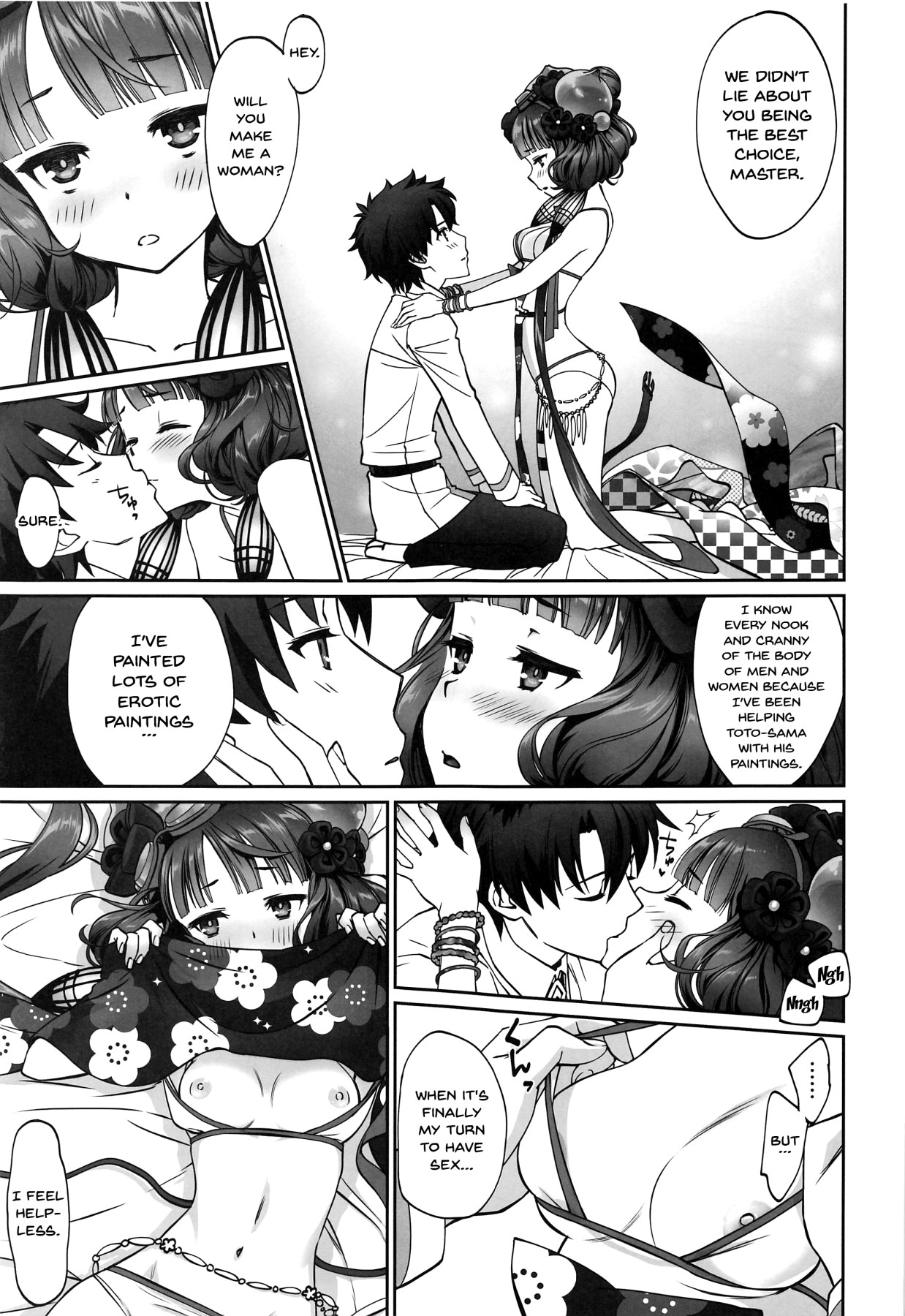(C97) [Bloody Okojo (Akutagawa Manbou)] Hokusai-chan Manga (Fate/Grand Order) [English] {Doujins.com} page 14 full