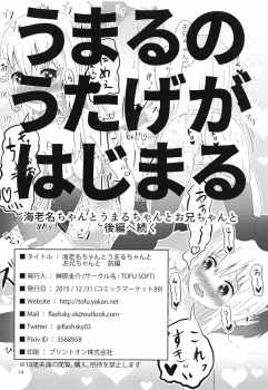 (C89) [TOFU SOFT (Sakakibara Keisuke)] Ebina-chan to Umaru-chan  to Onii-chan to Zenpen (Himouto! Umaru-chan) - page 13