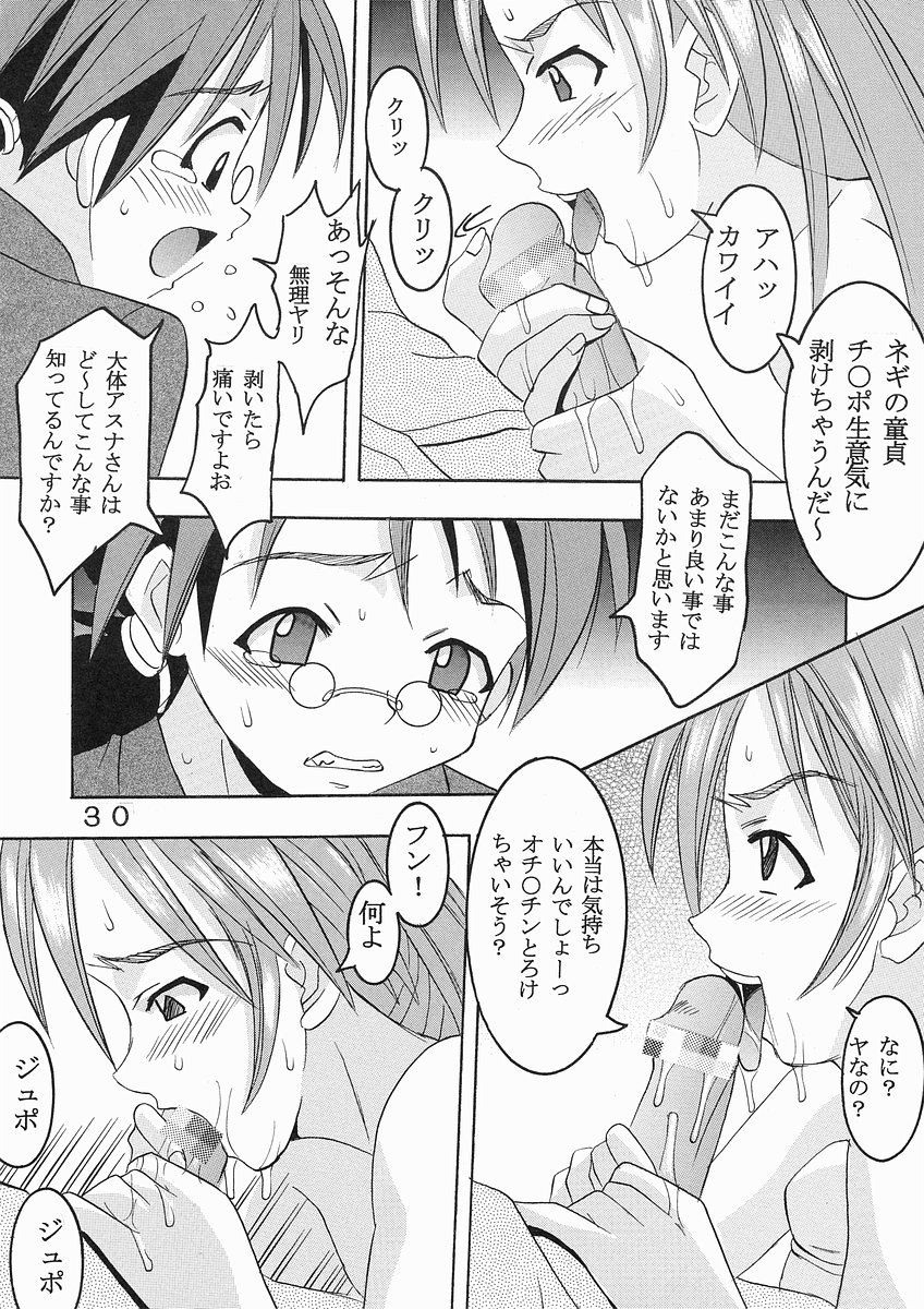 (C64) [St. Rio (Kouenji Rei, Kitty)] Shikima Sensei Negi Nuki! 1 (Mahou Sensei Negima!) page 31 full