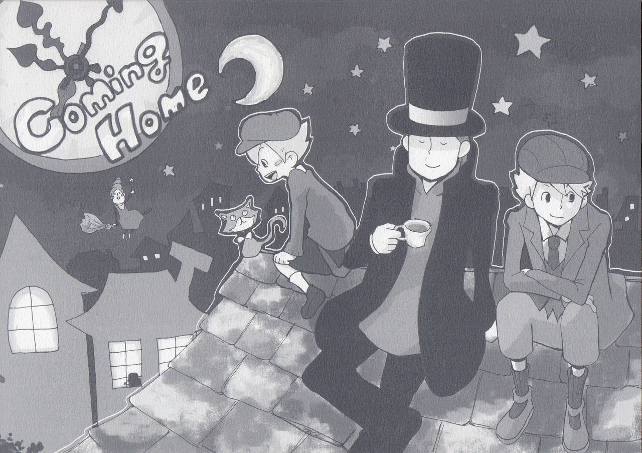 [Soradousha (muku)] Coming Home (Professor Layton) page 1 full