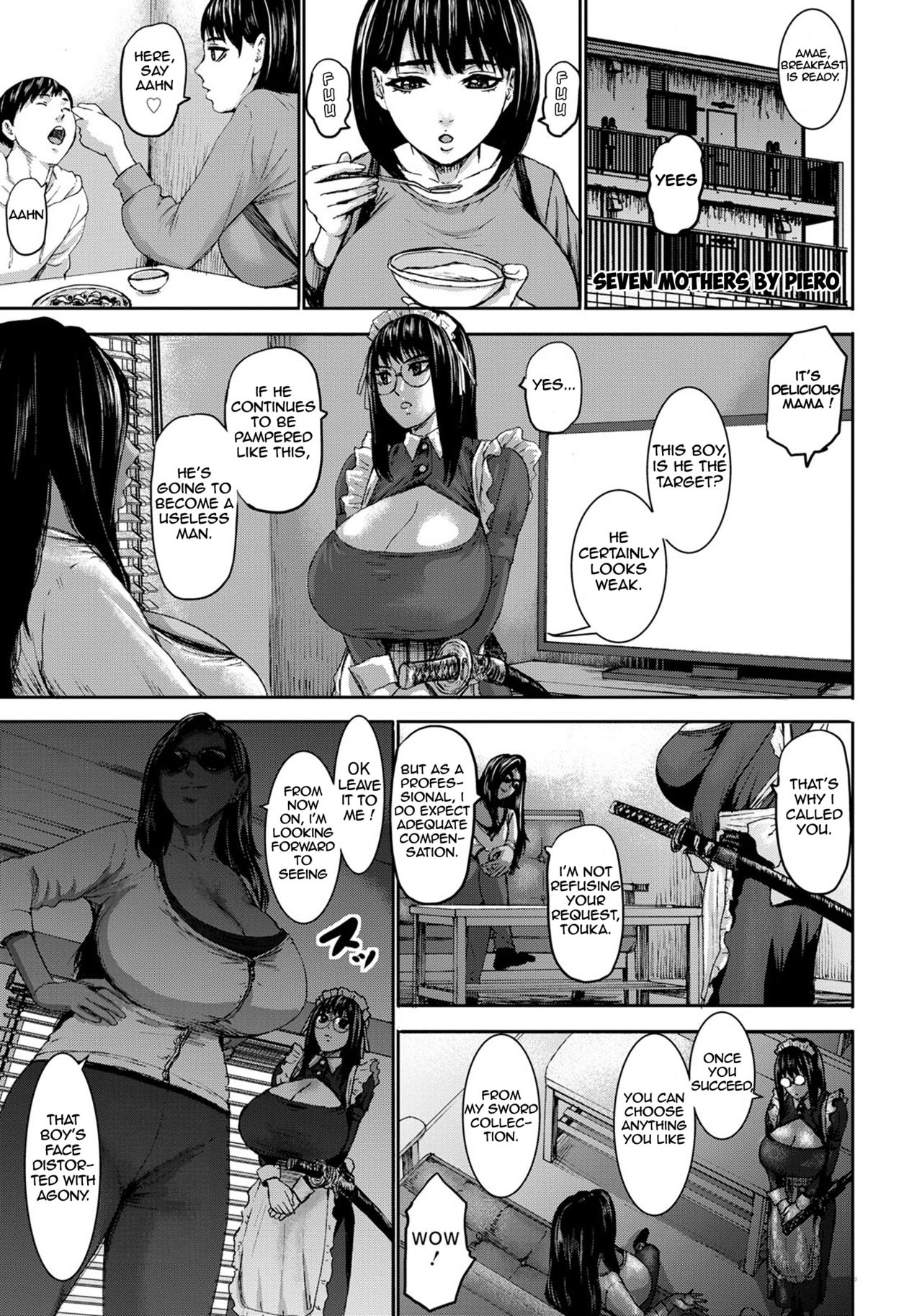 [PIero] Shichinin no Mama | Seven Mothers Ch. 1-2 [English] [Digital] page 25 full