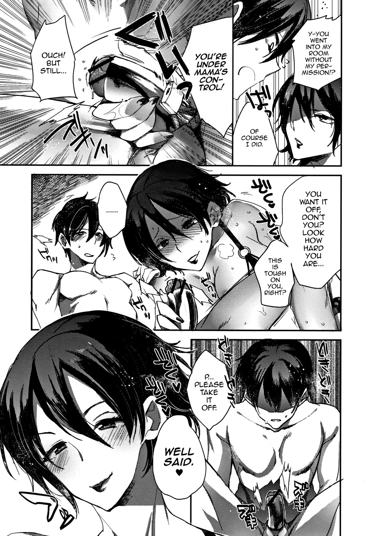 [Konezu] Musuko o Sakusei shitsukusu Sparta Mama no Seikyouiku (Abnormal Otome Club) [English] [mysterymeat3] page 9 full