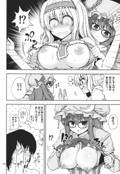 (C84) [Atariya Kyoushitsu (Mokumokuren)] Alice to Patchouli no Yoasobi Time!! (Touhou Project) - page 9